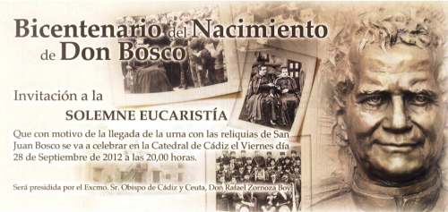 La reliquia de Don Bosco en la diócesis de Cádiz y Ceuta